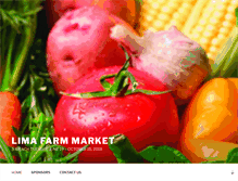 Tablet Screenshot of limafarmmarket.com